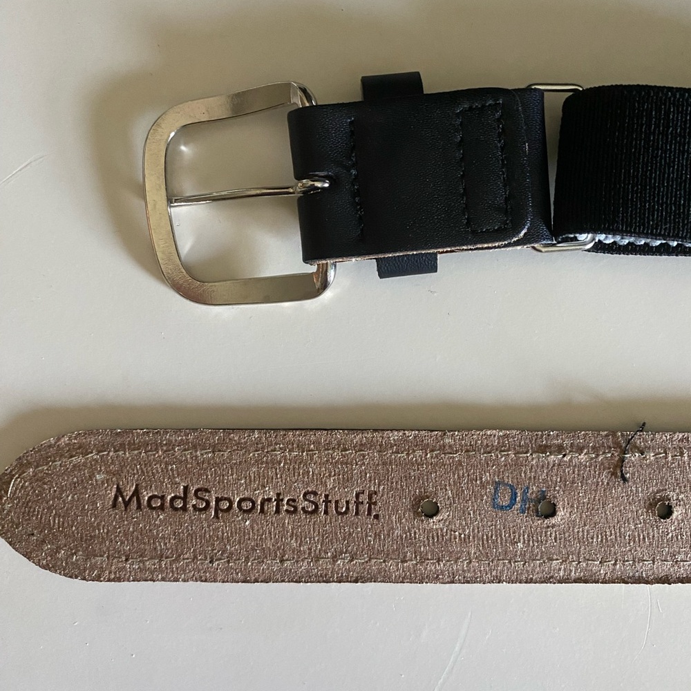 Men’s Black Baseball Belt
